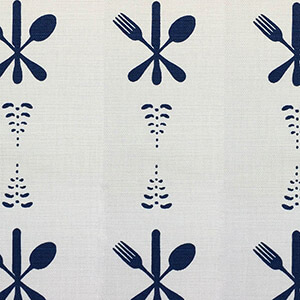 090 / 5 Fork Knife & Spoon - Blue