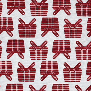 130 / 4 Wicker Basket - Red