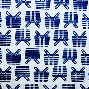 130 / 5 Wicker Basket - Blue